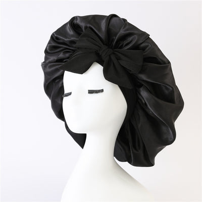 New Silk Bonnet For Sleeping | Women Satin Bonnet | For Any Type Hair With Tie Band