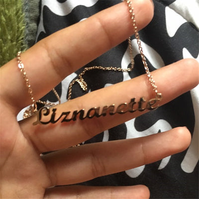 Custom Personalized Name Necklace – Stainless Steel / Gold / Silver