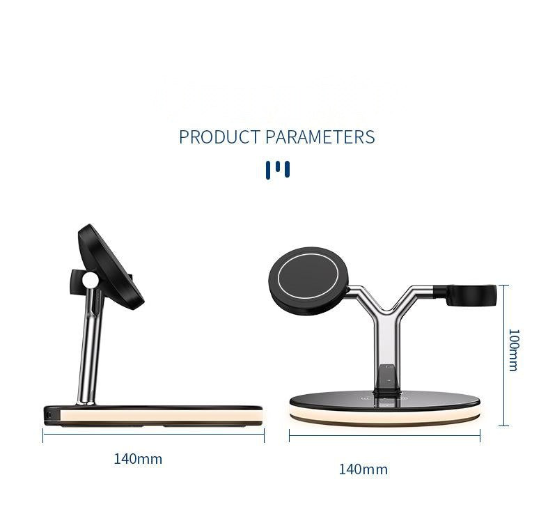 Magnetic Wireless Charger | 15W Fast Charging Station For Magsafe Chargers
