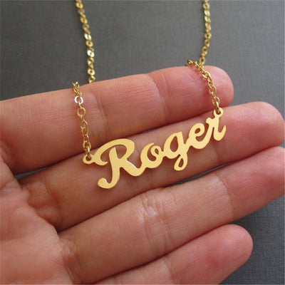 Custom Personalized Name Necklace – Stainless Steel / Gold / Silver