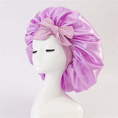 New Silk Bonnet For Sleeping | Women Satin Bonnet | For Any Type Hair With Tie Band