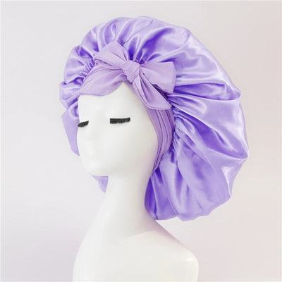 New Silk Bonnet For Sleeping | Women Satin Bonnet | For Any Type Hair With Tie Band