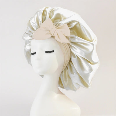 New Silk Bonnet For Sleeping | Women Satin Bonnet | For Any Type Hair With Tie Band