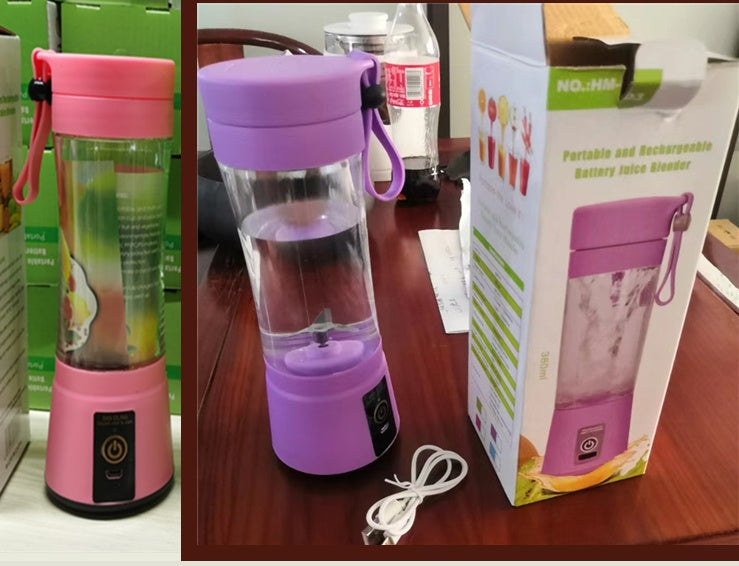 Mini Portable Blender – USB Rechargeable Juicer for Home & Travel