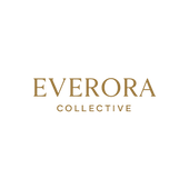 Gold 'EVERORA COLLECTIVE' logo on a white background