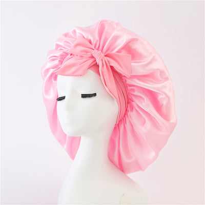 New Silk Bonnet For Sleeping | Women Satin Bonnet | For Any Type Hair With Tie Band