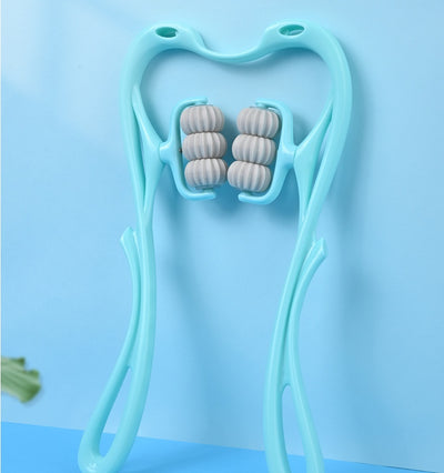 Multifunctional Six-Wheel Neck Massager Roller – Stress & Tension Relief
