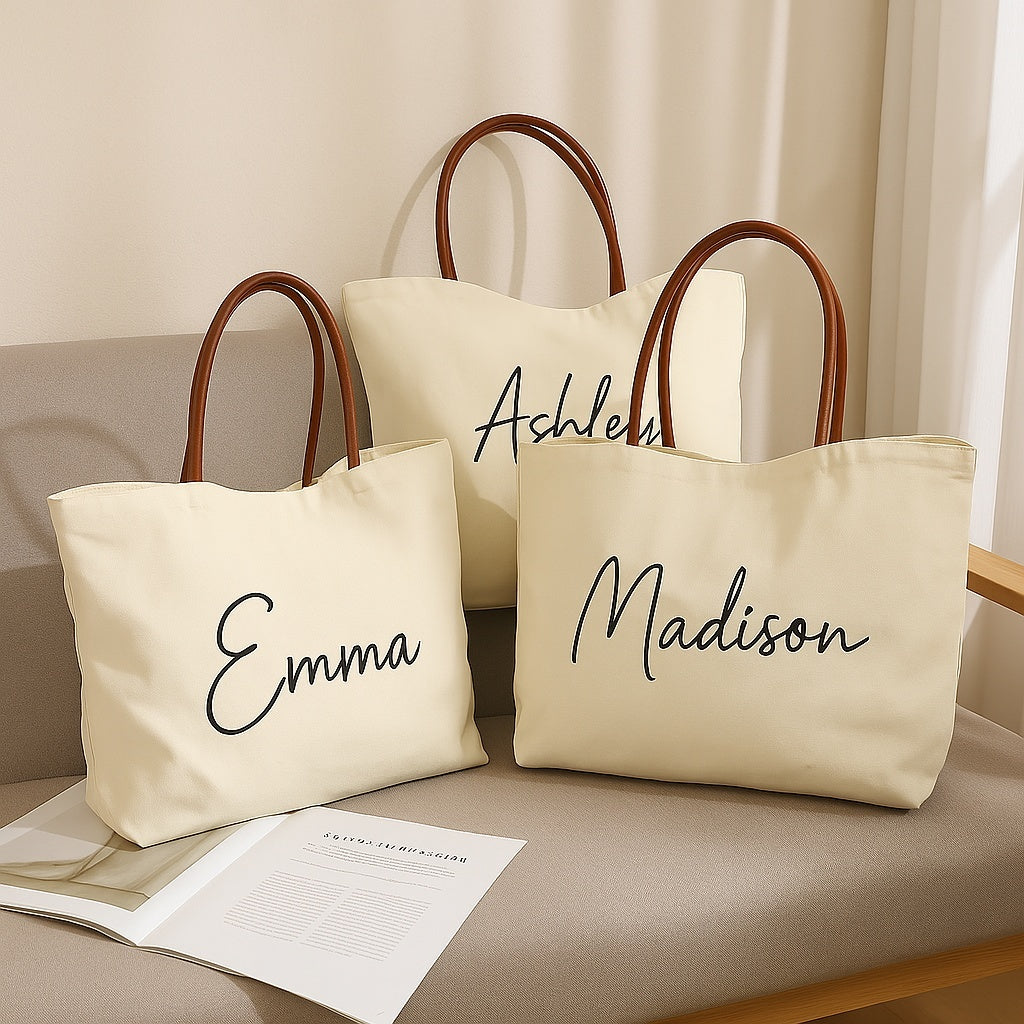 Customizable Canvas Tote Bag