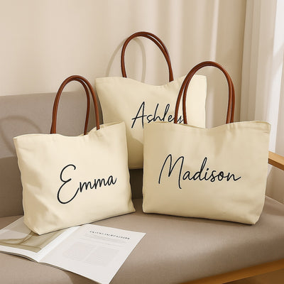 Customizable Canvas Tote Bag