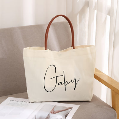 Customizable Canvas Tote Bag