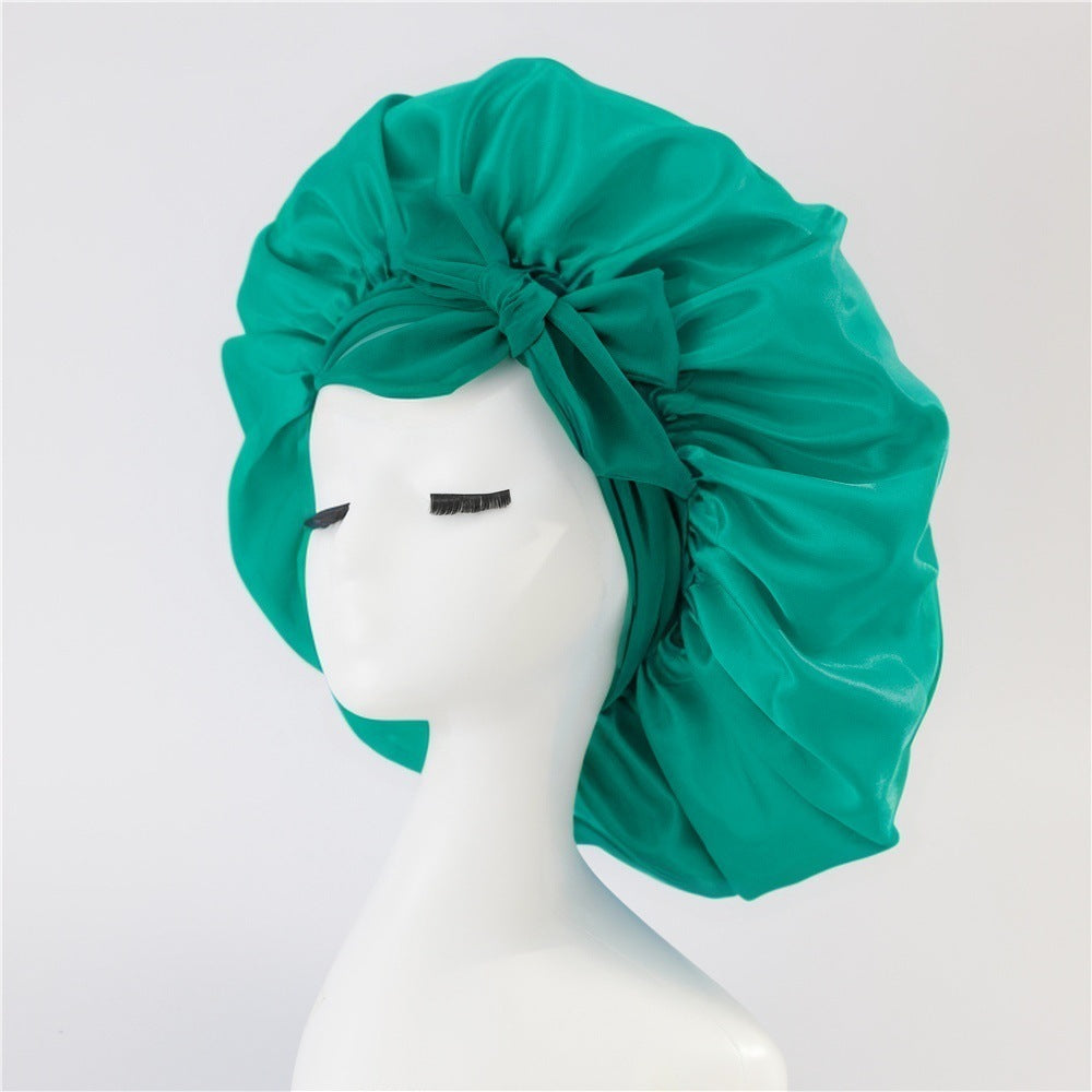New Silk Bonnet For Sleeping | Women Satin Bonnet | For Any Type Hair With Tie Band