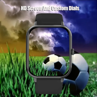 Square Smartwatch | BT | Call | Heart Rate | Sport Mode | Fitness Tracker | Waterproof | Men & Women | For IOS & Android