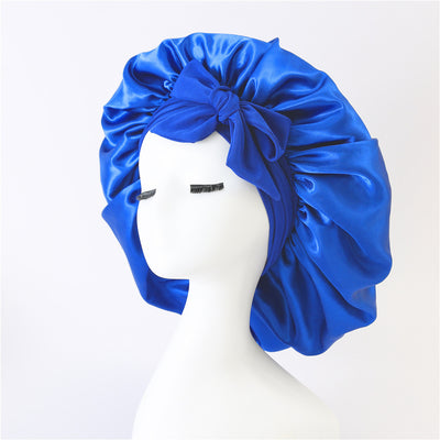 New Silk Bonnet For Sleeping | Women Satin Bonnet | For Any Type Hair With Tie Band